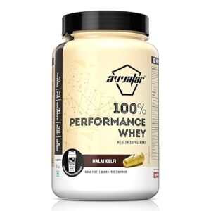 avvatar performance whey protein | 1kg | malai kulfi flavour i 27.5g protein | 29 servings