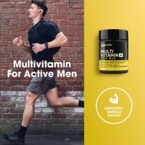 optimum nutrition (on) multivitamin for men– 60 tablets, 26 vitamins & minerals, amino acids & anti oxidants (green tea extract, beta carotene, lutein, lycopene). vegetarian.